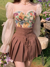 BXOXO party look inspos Vintage Corset Tops + Mini Skirts 2 Piece Dress Set Women Elegant Blouse Y2k Crop Top Evening Party Fashion Suits 2025 Summer